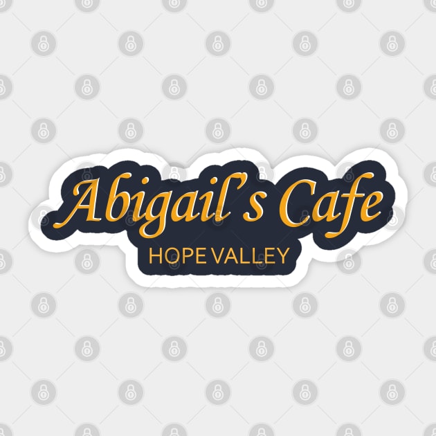Abigail's Cafe Sticker by klance